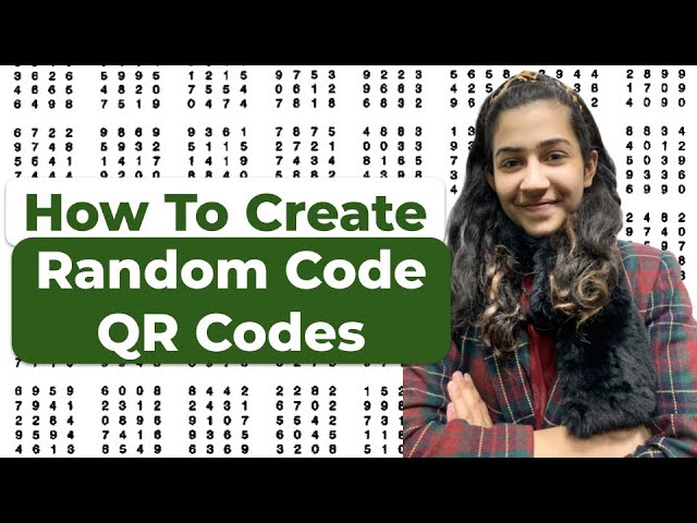 How To Create Random Code QR Codes: An Easy Way